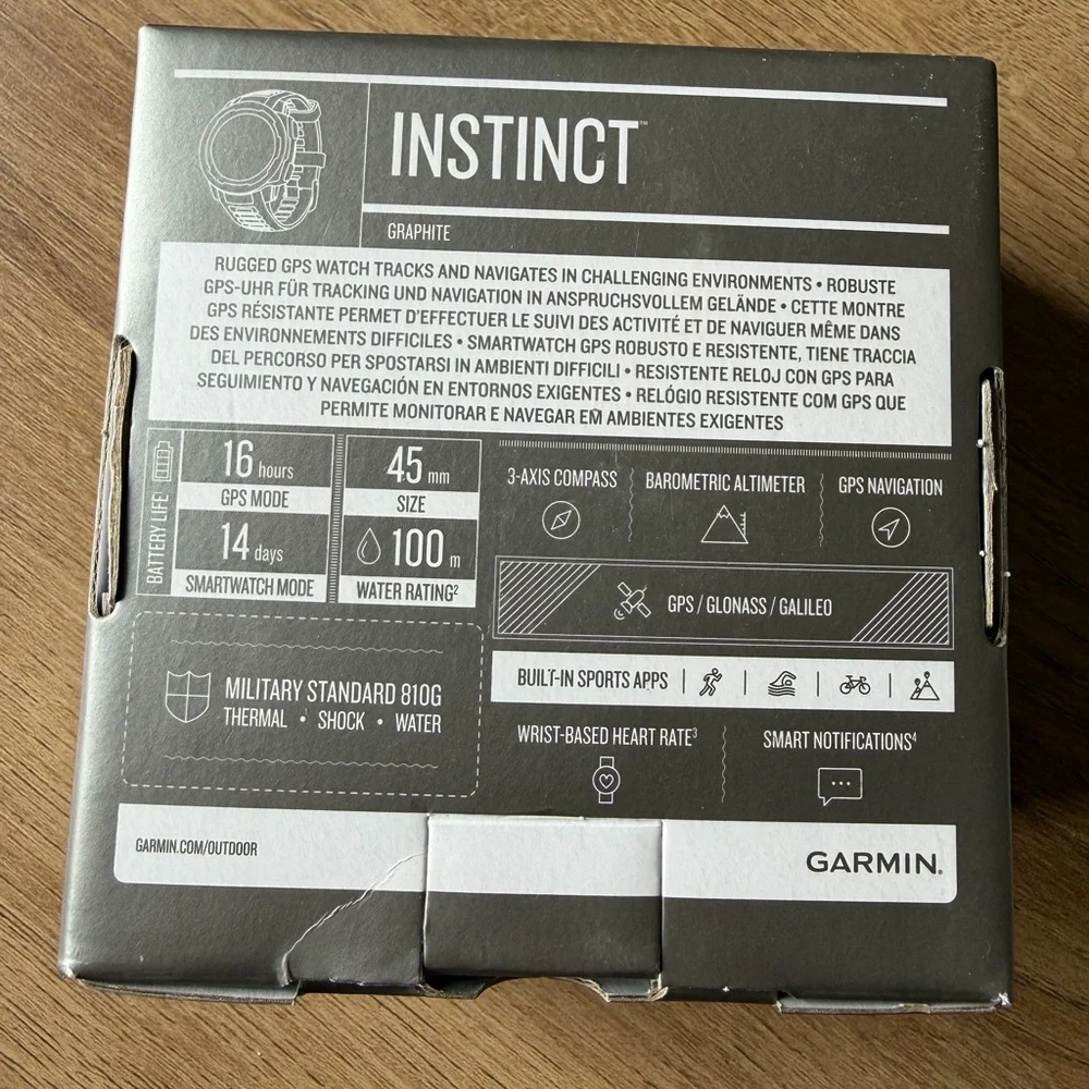 Garmin Rugged GPS Instinct Watch